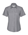 Klassisches Oxford-Hemd für Damen, Silber
