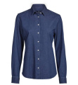 Damen-Jeanshemd, Blauer Denim