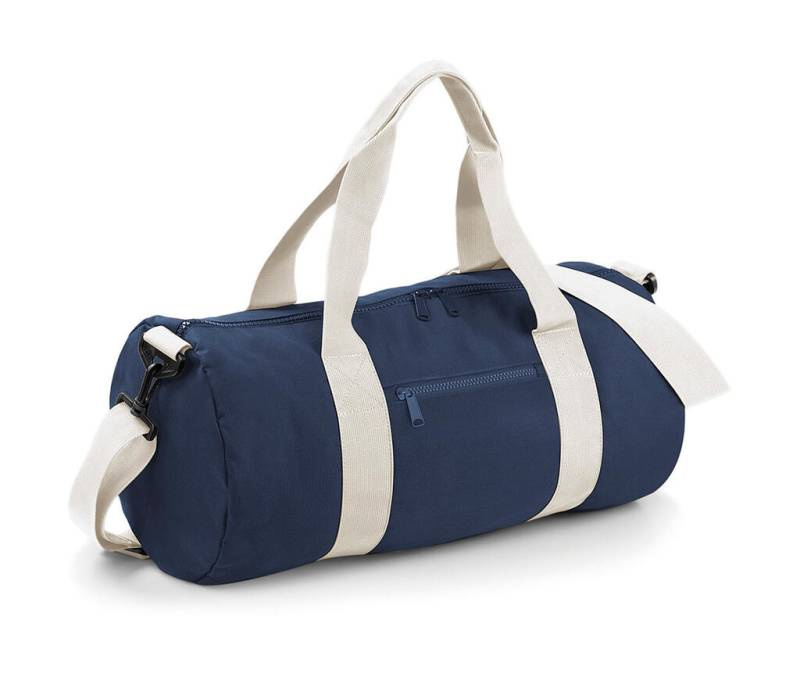 Original Barrel Bag, französisches Marineblau/gebrochenes Weiß – Bagbase (1)