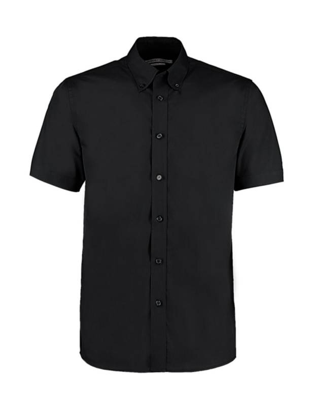 Klassisches Arbeitshemd, schwarz – Kustom Kit (1)
