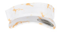 Batik-gefärbte, gebogene Schirmmütze, orange/weiß