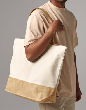 Jute Base Canvas Tote XL, naturfarben – Westford Mill (2)