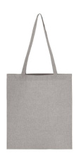 Tragetasche aus recycelter Baumwolle/Polyester LH, Grau meliert