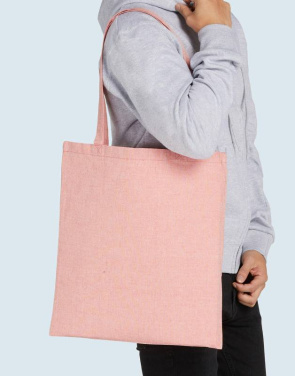 Tragetasche aus recycelter Baumwolle/Polyester LH, Grau meliert – SG Accessories - BAGS (2)