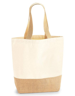 Einkaufstasche aus Jute-Canvas, naturfarben – Westford Mill (4)