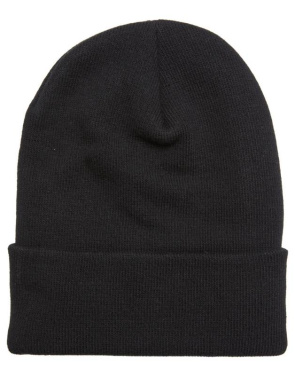 Schwere Bio-Langmütze, schwarz – Flexfit (2)