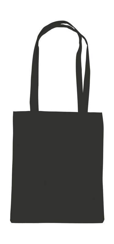 Guildford Baumwoll-Einkaufstasche/Schultertasche, schwarz – Shugon (1)
