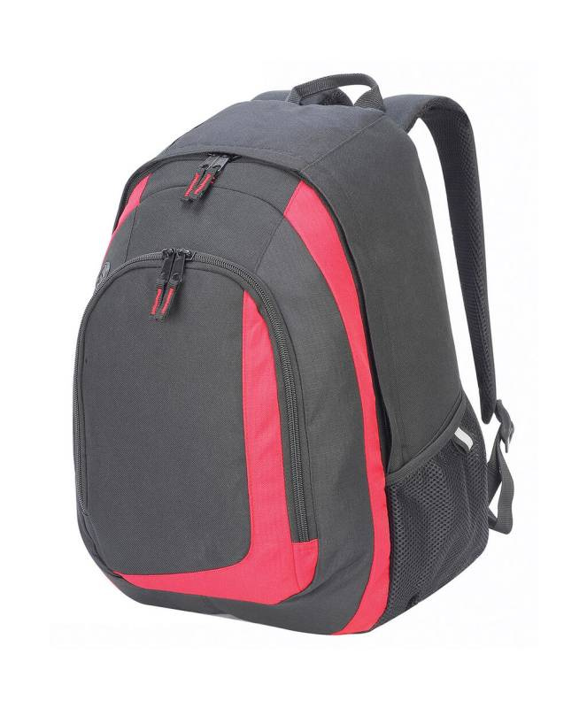 Genfer Rucksack, schwarz/rot – Shugon (1)