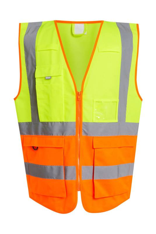 Pro Hi-Vis Executive Vest, gelb/orange – Regatta High Visibility (1)