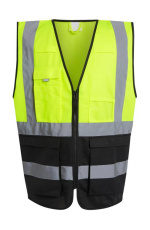Pro Hi-Vis Executive Vest, gelb/schwarz