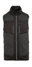 E-Volve Stretch Hybrid Midlayer Bodywarmer, Asch/Schwarz