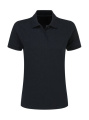 Damen-Polo aus Baumwollmischgewebe, marineblau, Marine