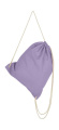 Rucksack aus Baumwolle mit Kordelzug, Lavendel