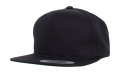 Pro-Style Twill Snapback Jugendkappe, schwarz