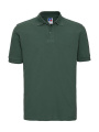 Klassisches Herren-Polo aus Baumwolle, flaschengrün