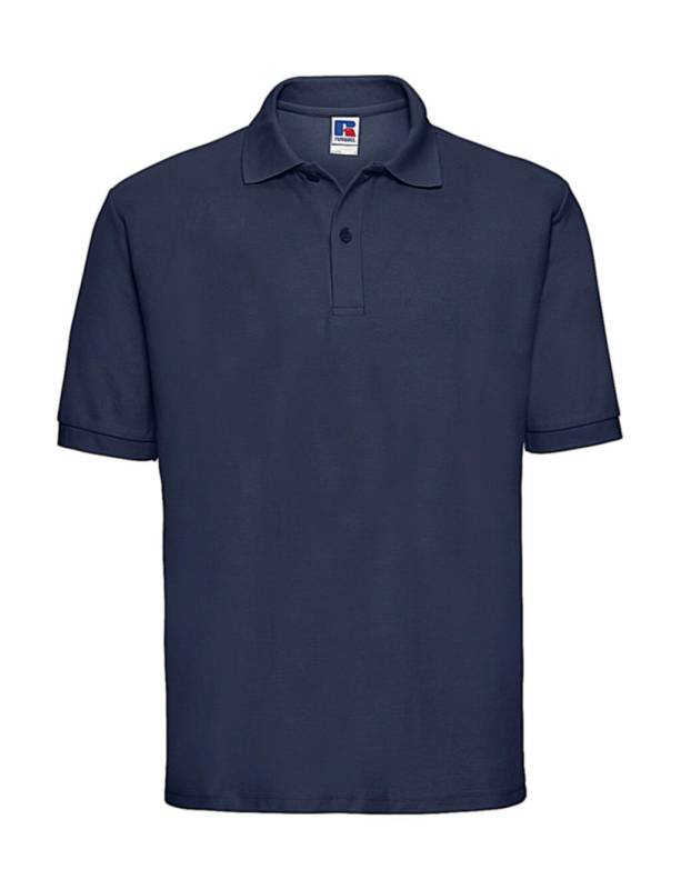 Klassisches Herren-Polohemd aus Baumwollmischgewebe, französisches Marineblau – Russell Athletic, Französische Marine (1)