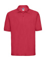 Klassisches Herren-Polohemd aus Baumwollmischgewebe, Klassisches Rot