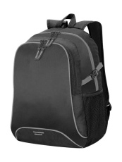 Osaka Basic Rucksack, schwarz/hellgrau