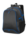 Osaka Basic Rucksack, schwarz/königsblau