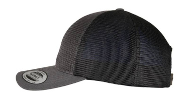 360° Omnimesh 2-Farben-Kappe, anthrazitgrau/schwarz – Flexfit (3)
