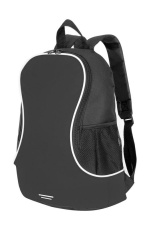 Fuji Basic Rucksack, schwarz/weiß
