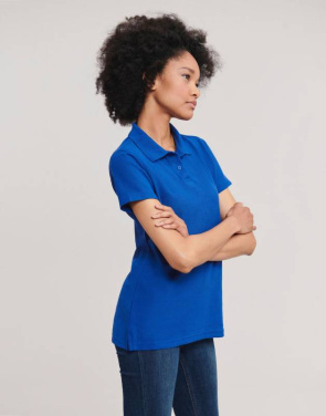Klassisches Damen-Polo aus Baumwollmischgewebe, französisches Marineblau – Russell Athletic, Französische Marine (3)