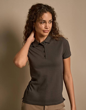 Damen-Polo-Piqué, schwer, dunkelgrau – Tee Jays (2)