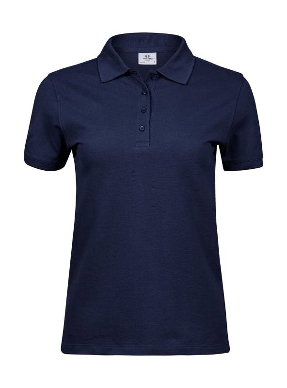 Damen-Polo-Piqué, schwer, marineblau – Tee Jays (1)
