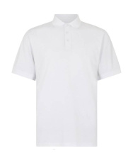 Superwash® 60º Jersey-Poloshirt mit normaler Passform, weiß
