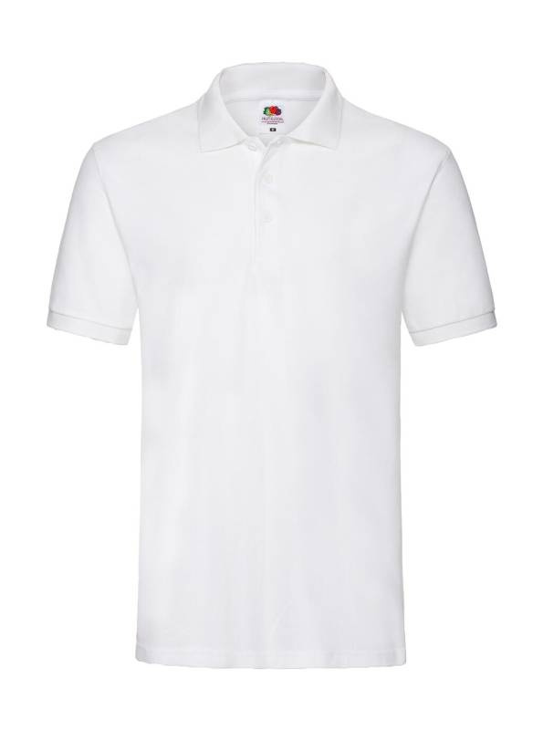 Premium Polo, weiß – Fruit of the Loom (1)