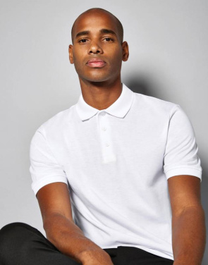 Superwash® 60º Jersey-Poloshirt mit normaler Passform, schwarz – Kustom Kit (2)