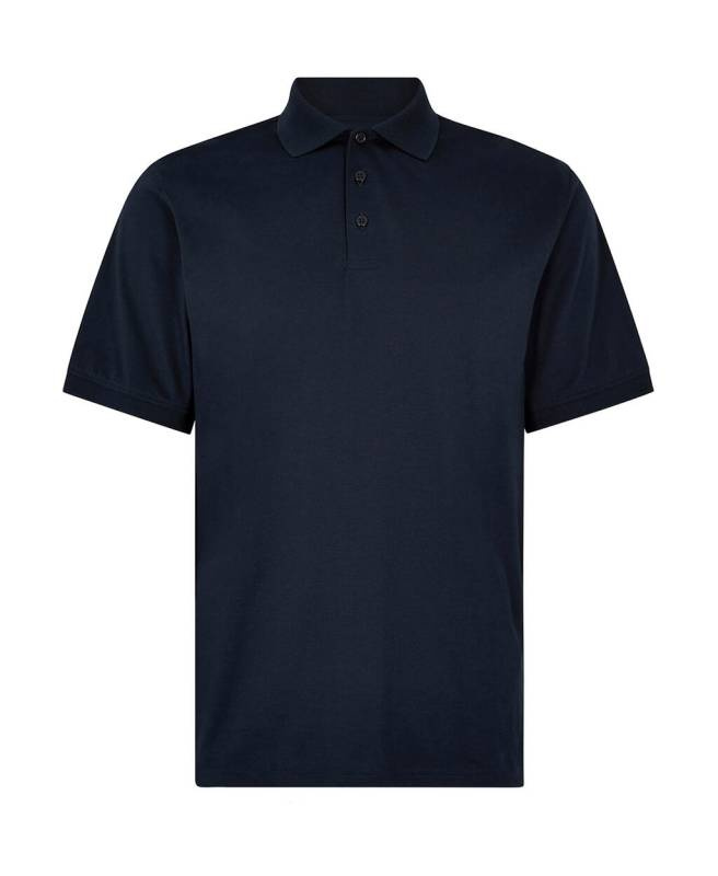 Superwash® 60º Jersey-Poloshirt mit normaler Passform, marineblau – Kustom Kit (1)