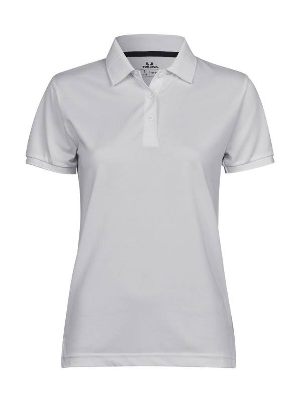 Damen-Club-Polo, weiß – Tee Jays (1)