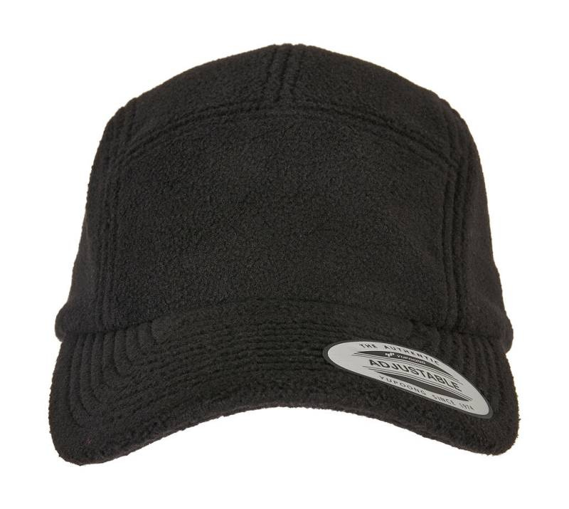 Polar Fleece Jockey Cap, schwarz – Flexfit (1)