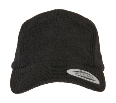 Polar Fleece Jockey Cap, schwarz