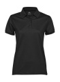 Damen-Club-Polo, schwarz