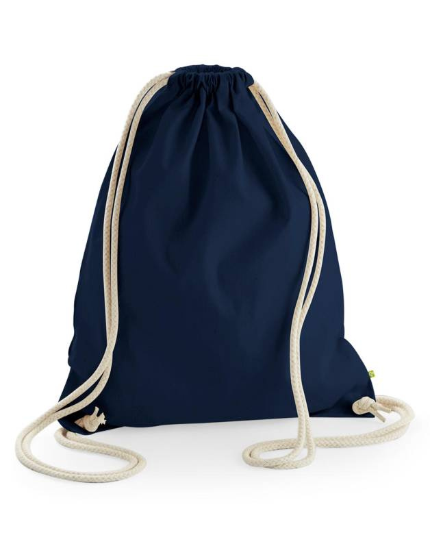 EarthAware™ Bio-Gymnastiksack, französisches Marineblau – Westford Mill (1)