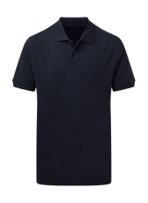 Baumwoll-Polo für Herren, marineblau