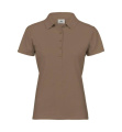 Damen Luxus Stretch Polo, Holz