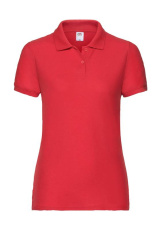 Damen-Polohemd 65/35, rot