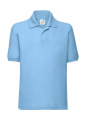 Kinder 65/35 Polo, himmelblau