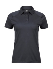 Damen Luxus Sport Polo, dunkelgrau