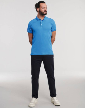 Herren-Stretch-Polohemd, schwarz – Russell Athletic (4)