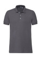 Herren-Stretch-Polohemd, Konvoi Grau