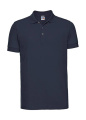 Herren-Stretch-Polohemd, französisches Marineblau, Französische Marine