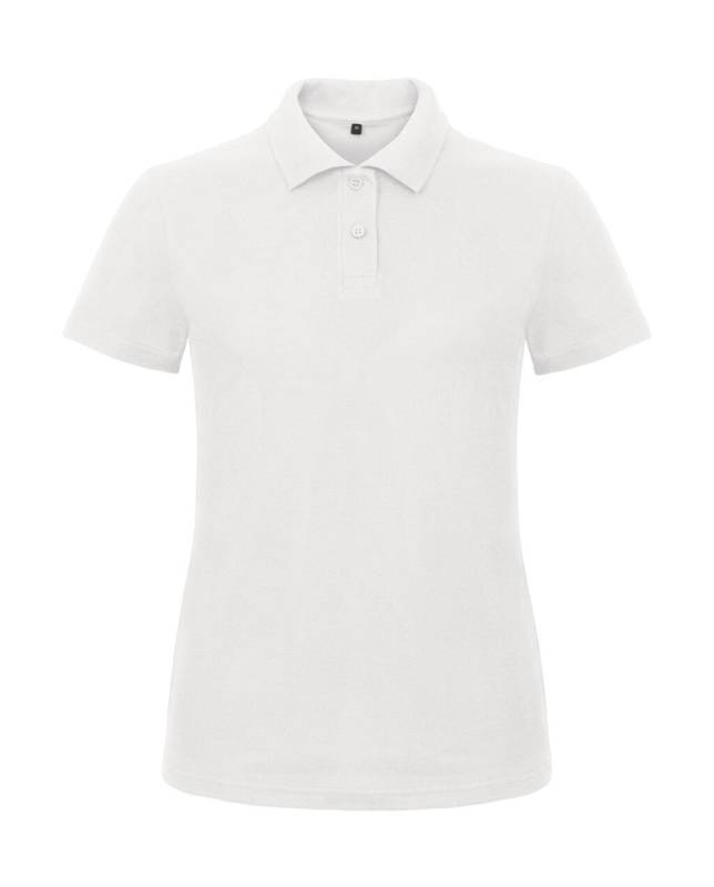ID.001 /Damen Piqué-Poloshirt, weiß – B&C (1)