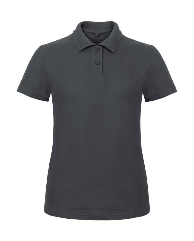ID.001 /Damen Piqué-Poloshirt, Anthrazit – B&C (1)