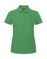 ID.001 /Damen Piqué-Poloshirt, Kelly Green