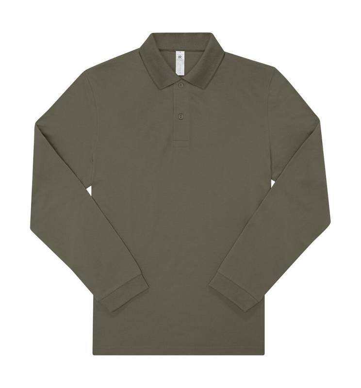 Mein Polo 180 LSL, Tarngrün – B&C (1)