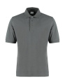 Klassisches Polo-Shirt aus Baumwolle, Superwash® 60°, dunkelgrau